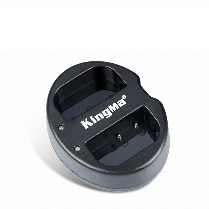 KingMa SLR Camera dual charger + 2*battery 7.4v 1860mAh for Panasonic DMW-BLF19E BLF19GK